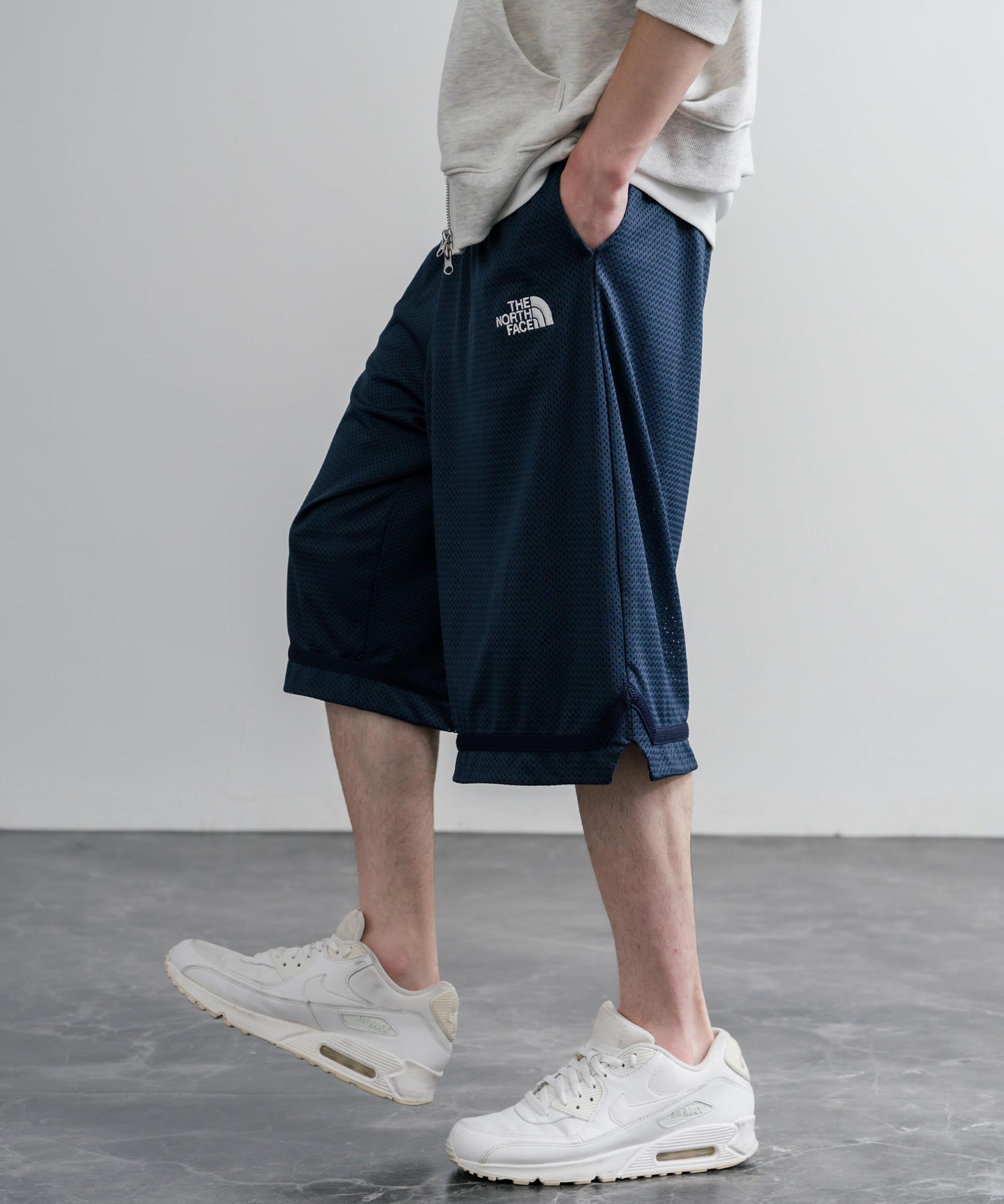 日本未展開モデル THE NORTH FACE ザ・ノースフェイス AERONET SHORTS メッシュハーフワイドパンツ/ショートパンツ 16186