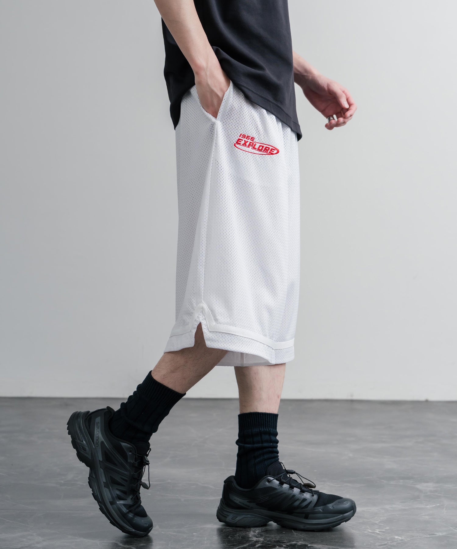 日本未展開モデル THE NORTH FACE ザ・ノースフェイス AERONET SHORTS メッシュハーフワイドパンツ/ショートパンツ 16186