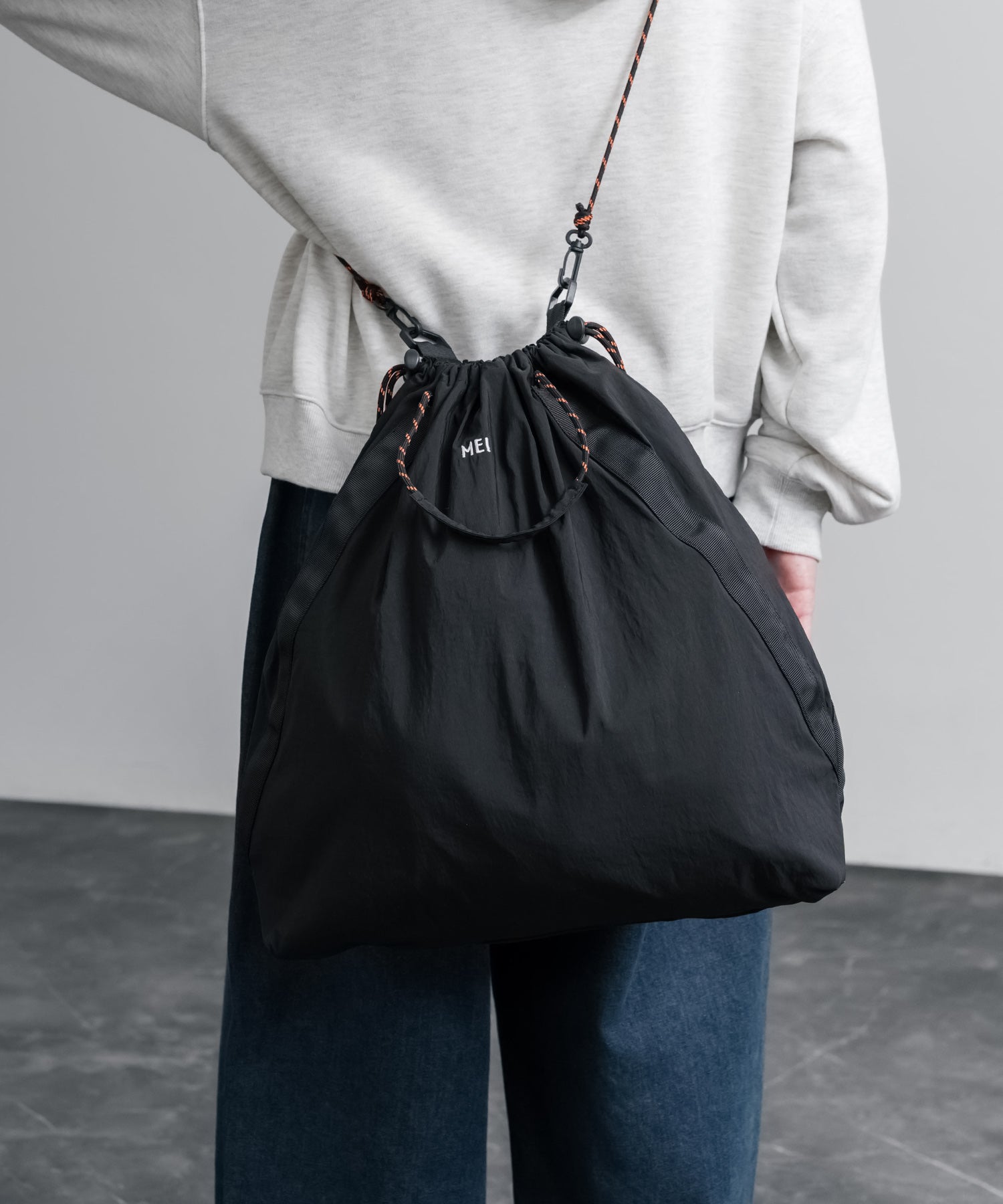 MEI メイ DRAW TOTE 2WAYドローコードトートバッグ/ショルダーバッグ