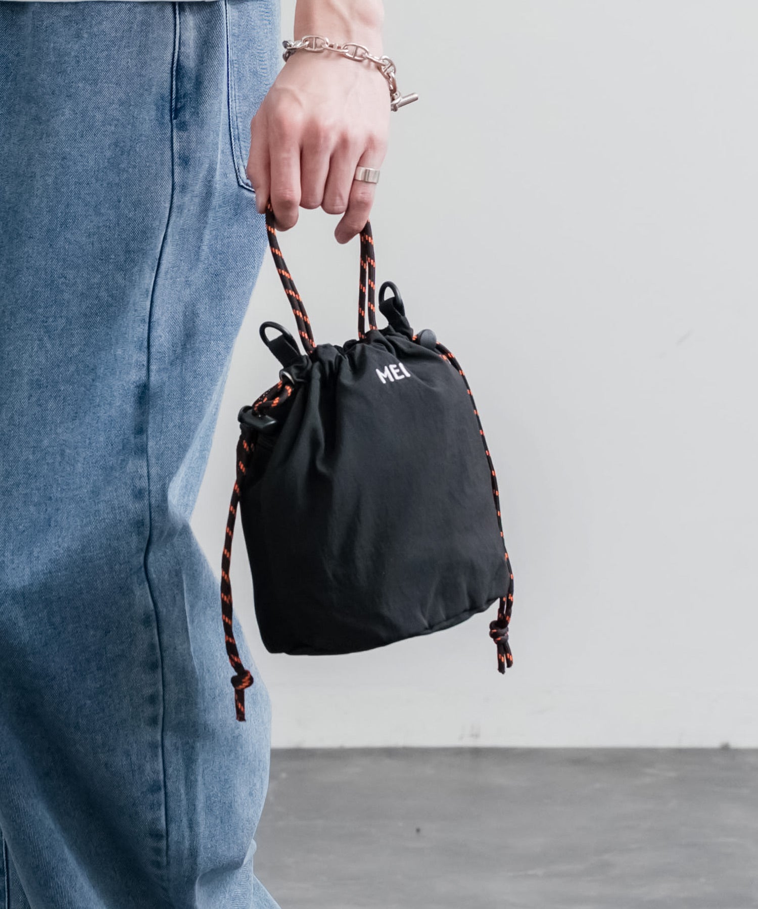MEI メイ BOTTLE SHOULDER 2WAYドローコードショルダーバッグ/ハンドバッグ 16196