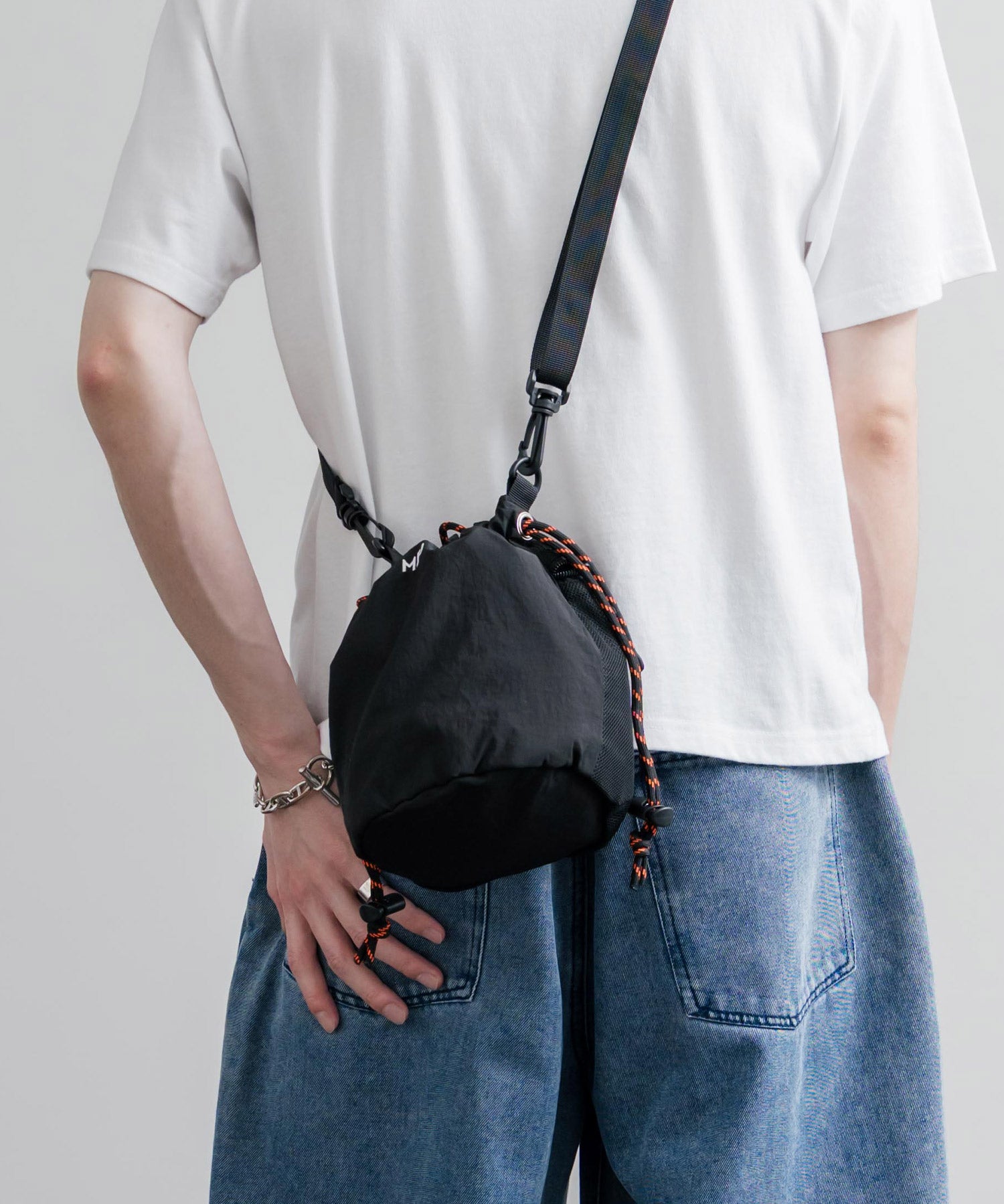 MEI メイ BOTTLE SHOULDER 2WAYドローコードショルダーバッグ/ハンドバッグ 16196