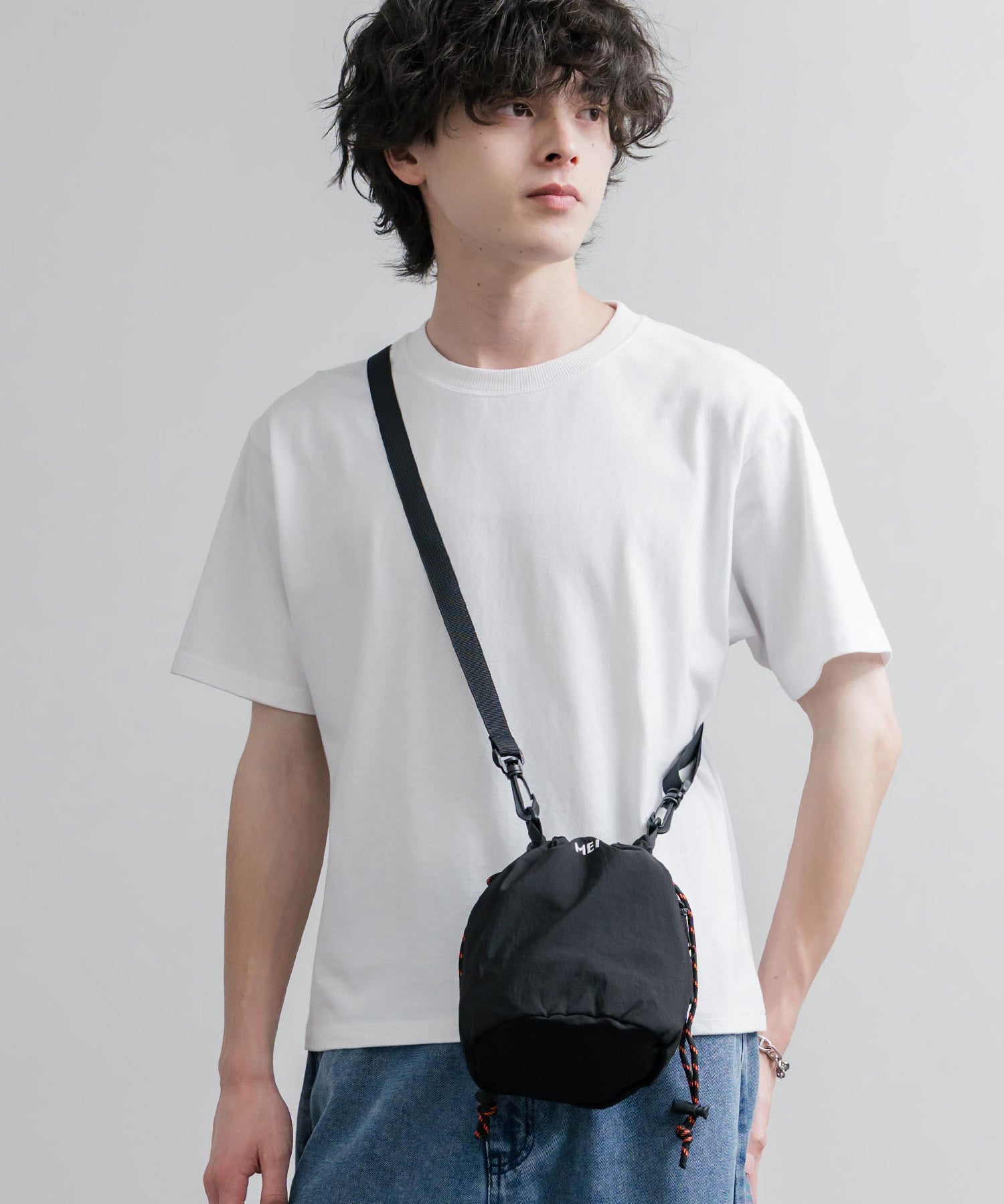 MEI メイ BOTTLE SHOULDER 2WAYドローコードショルダーバッグ/ハンドバッグ 16196