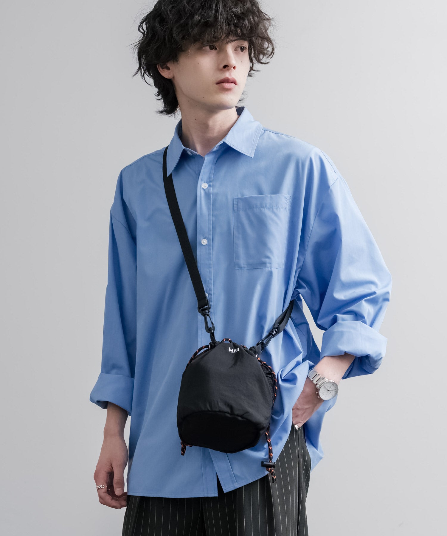 MEI メイ BOTTLE SHOULDER 2WAYドローコードショルダーバッグ/ハンドバッグ 16196