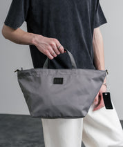 MEI TOTEBAG M ロゴプレート2WAYトートショルダーバッグ 16197