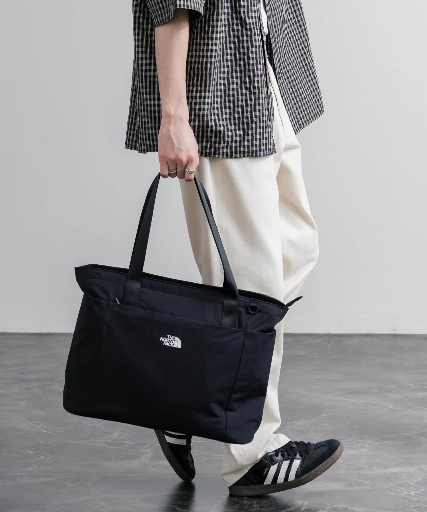 THE NORTH FACE WHITE LABEL LINDEN TOTE BAG ロゴナイロンショルダートートバッグ 16203