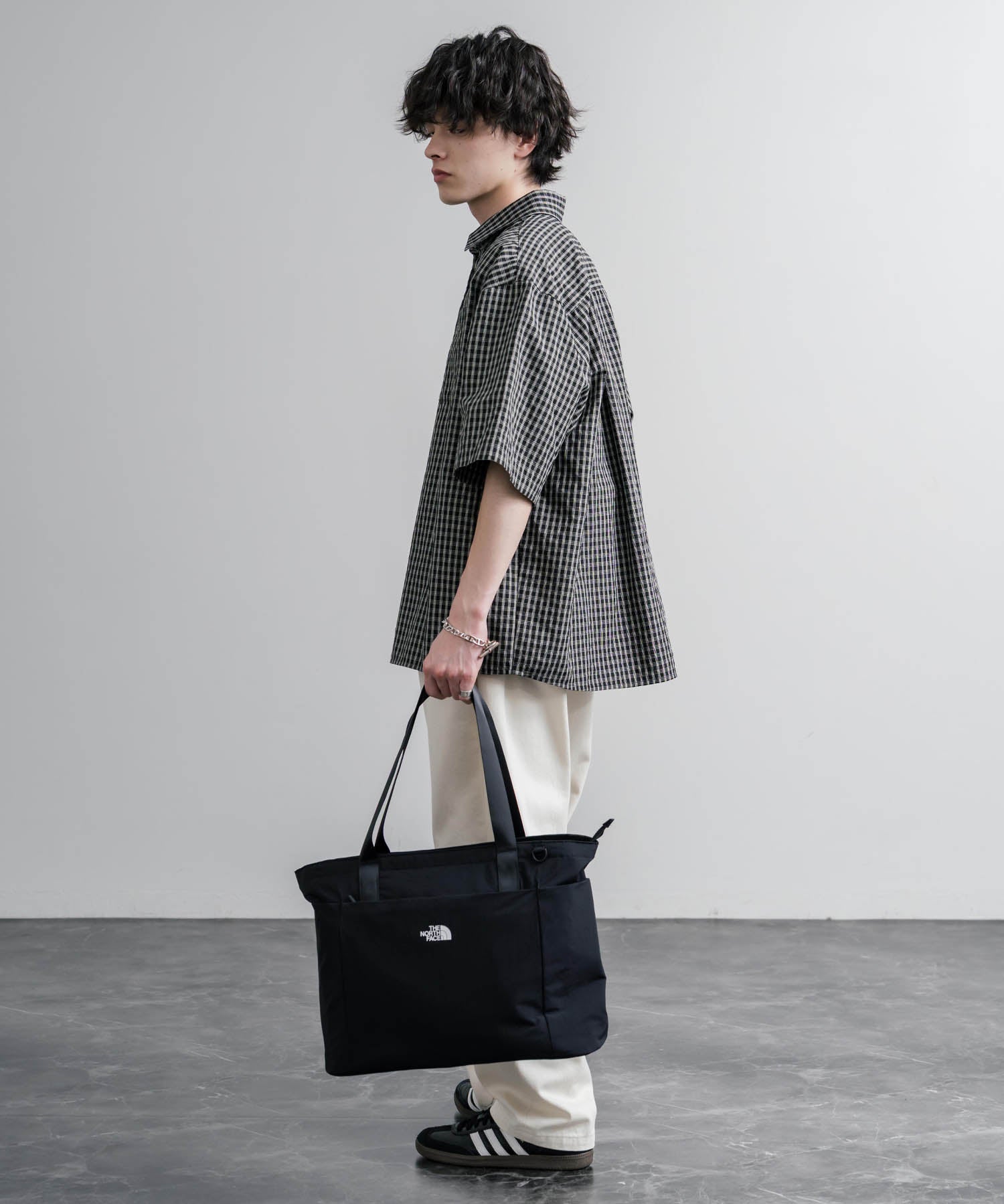 THE NORTH FACE WHITE LABEL LINDEN TOTE BAG ロゴナイロンショルダートートバッグ 16203