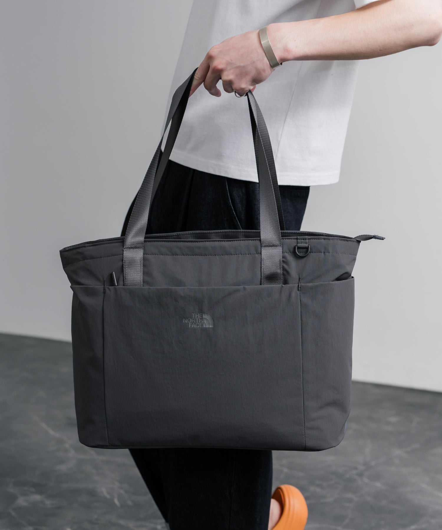 THE NORTH FACE WHITE LABEL LINDEN TOTE BAG ロゴナイロンショルダー