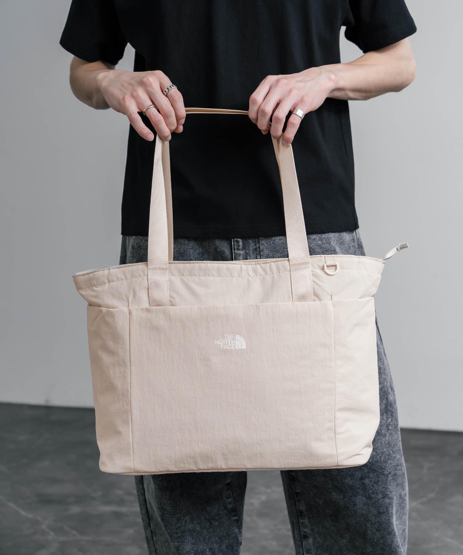 THE NORTH FACE WHITE LABEL LINDEN TOTE BAG ロゴナイロンショルダートートバッグ 16203