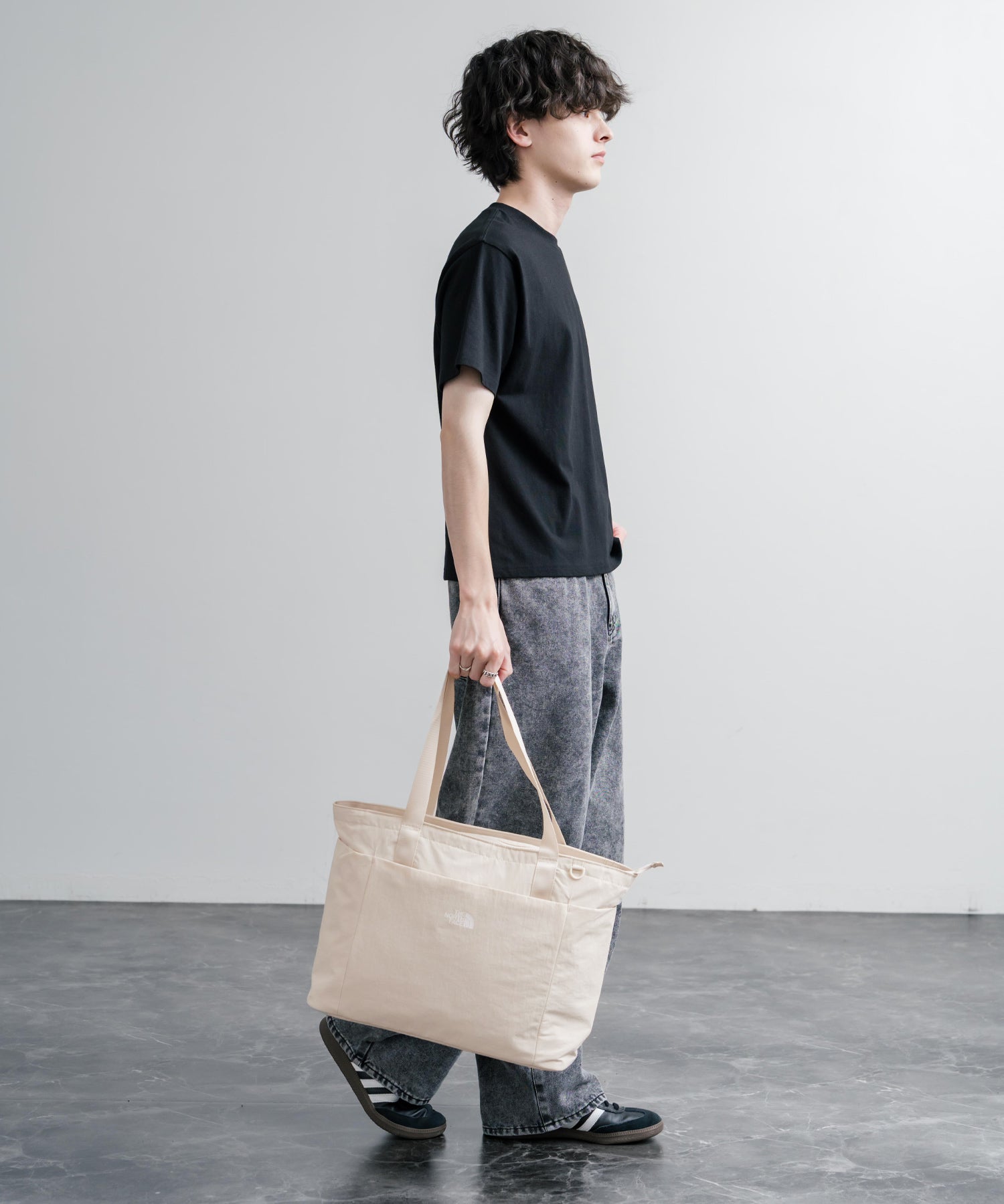 THE NORTH FACE WHITE LABEL LINDEN TOTE BAG ロゴナイロンショルダートートバッグ 16203