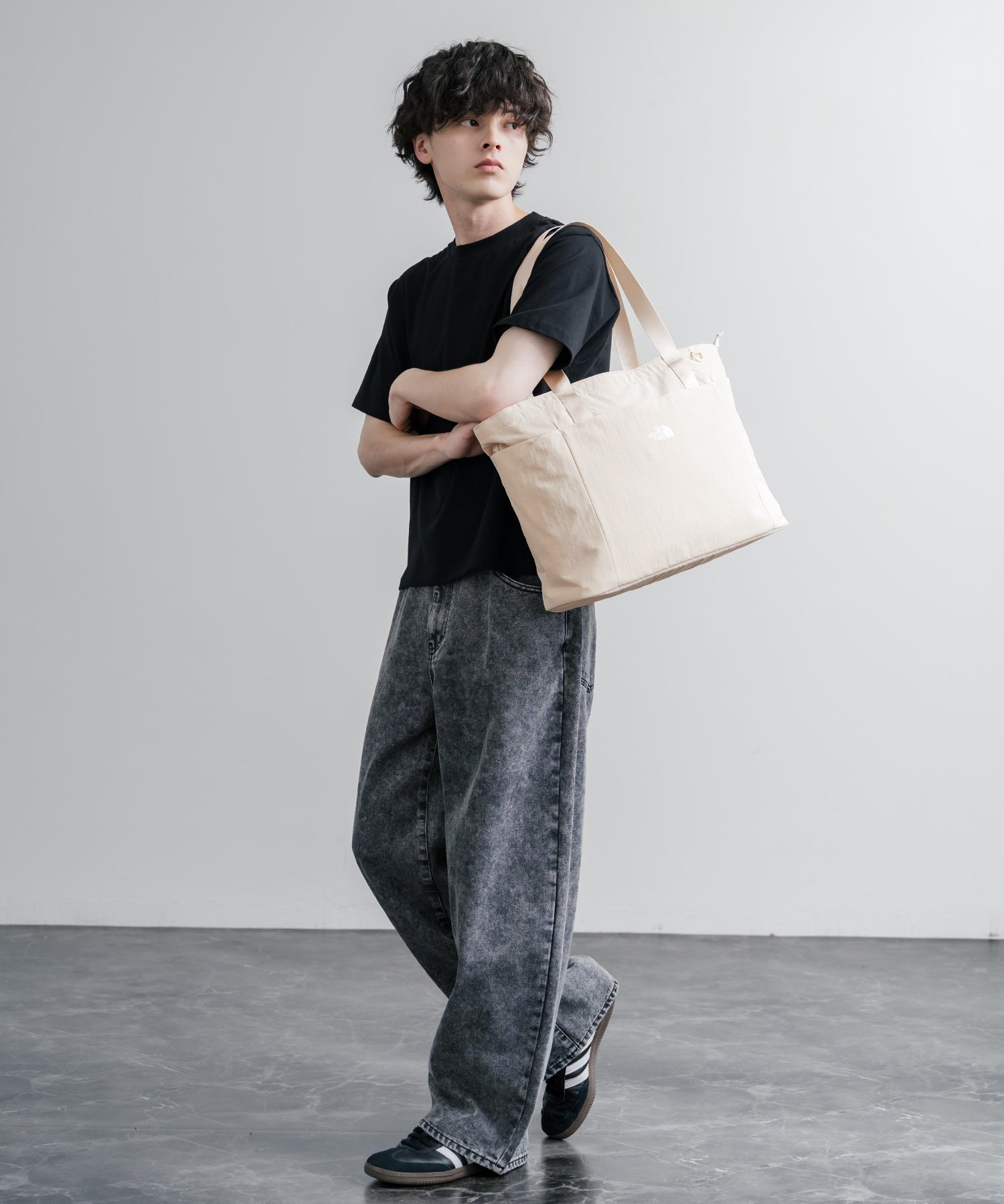 THE NORTH FACE WHITE LABEL LINDEN TOTE BAG ロゴナイロンショルダートートバッグ 16203