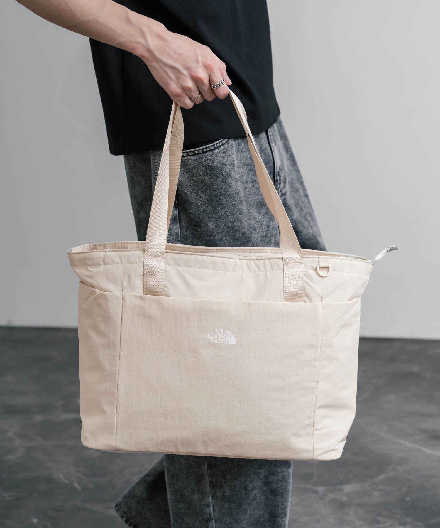 THE NORTH FACE WHITE LABEL LINDEN TOTE BAG ロゴナイロンショルダートートバッグ 16203