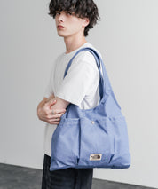 THE NORTH FACE WHITE LABEL WL TRIG BAG ナイロンデニムワンポイントロゴショルダートートバッグ 16204