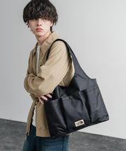 THE NORTH FACE WHITE LABEL WL TRIG BAG ナイロンデニムワンポイントロゴショルダートートバッグ 16204