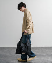 THE NORTH FACE WHITE LABEL WL TRIG BAG ナイロンデニムワンポイントロゴショルダートートバッグ 16204