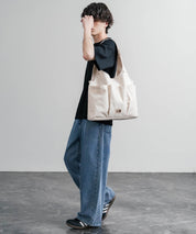 THE NORTH FACE WHITE LABEL WL TRIG BAG ナイロンデニムワンポイントロゴショルダートートバッグ 16204