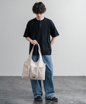 THE NORTH FACE WHITE LABEL WL TRIG BAG ナイロンデニムワンポイントロゴショルダートートバッグ 16204