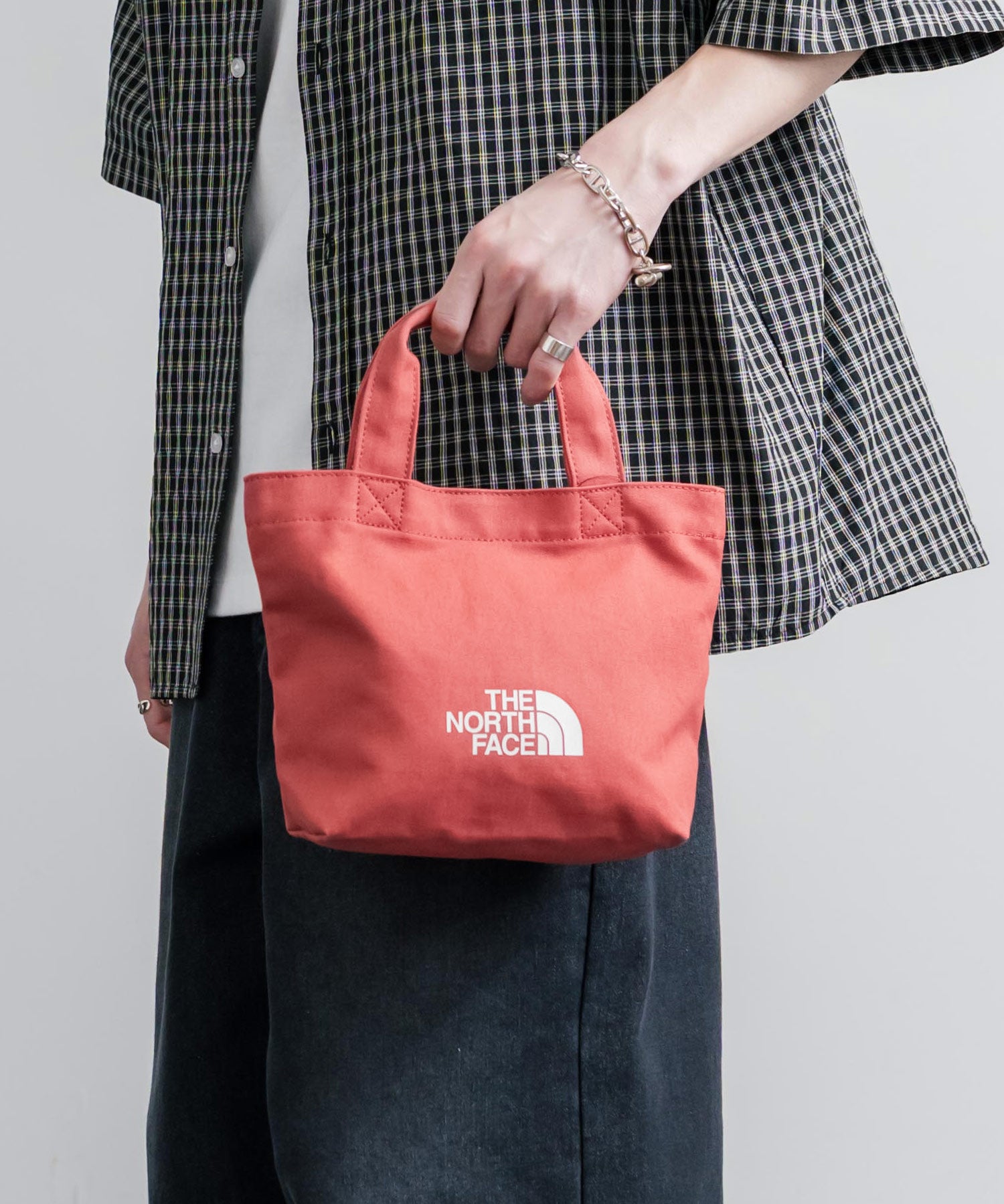 THE NORTH FACE LOGO COTTON BAG S ミニトートロゴハンドバッグ 16205