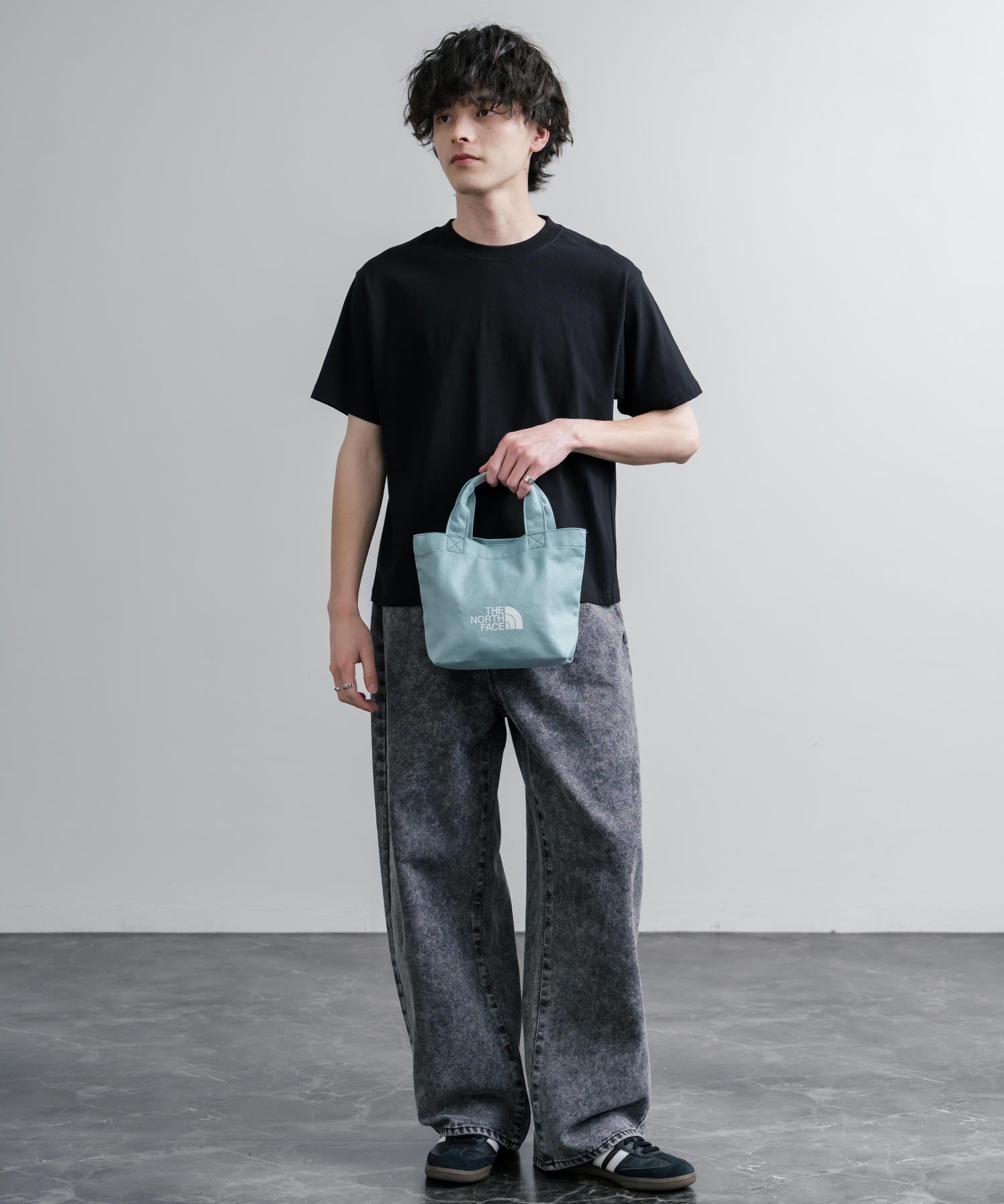 THE NORTH FACE LOGO COTTON BAG S ミニトートロゴハンドバッグ 16205