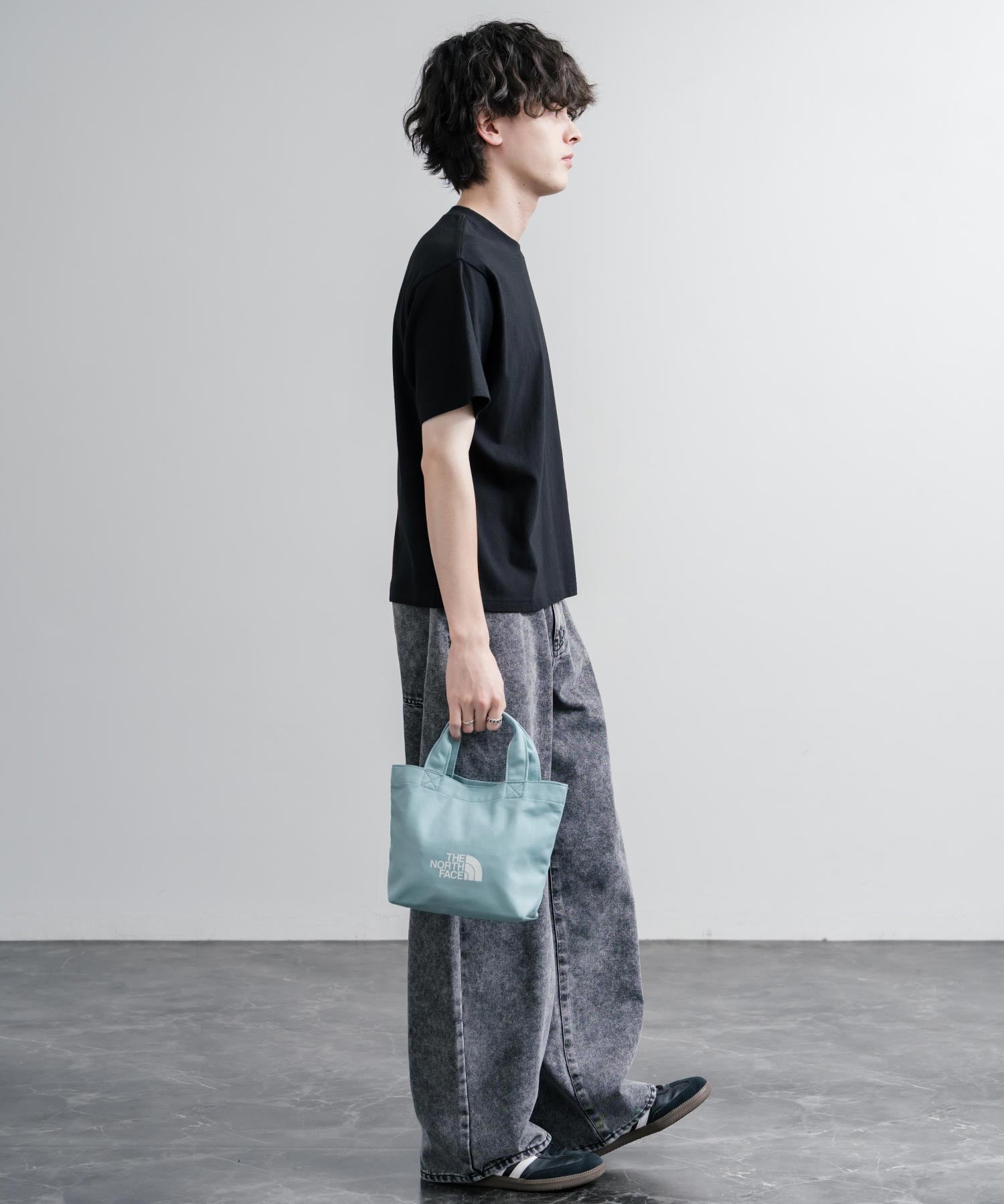 THE NORTH FACE LOGO COTTON BAG S ミニトートロゴハンドバッグ 16205