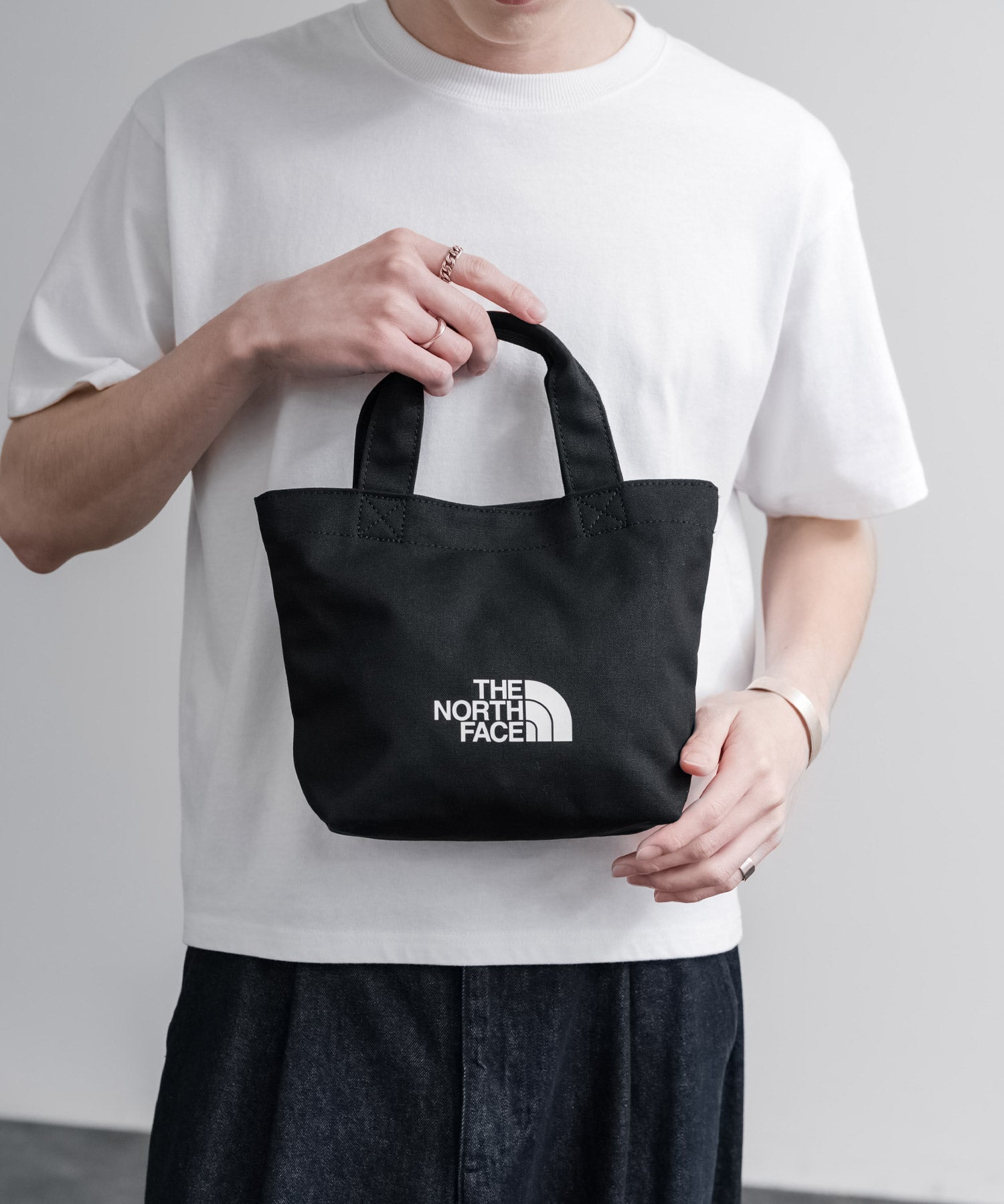 THE NORTH FACE LOGO COTTON BAG S ミニトートロゴハンドバッグ 16205