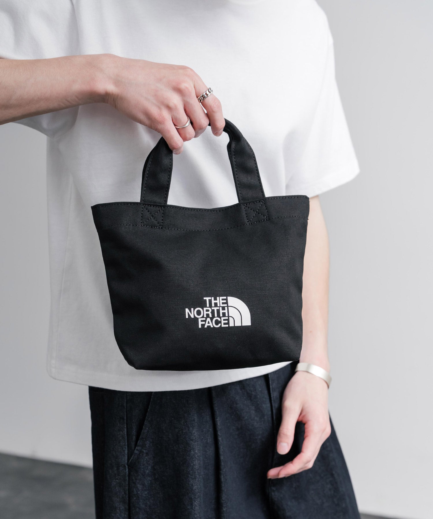 THE NORTH FACE LOGO COTTON BAG S ミニトートロゴハンドバッグ 16205