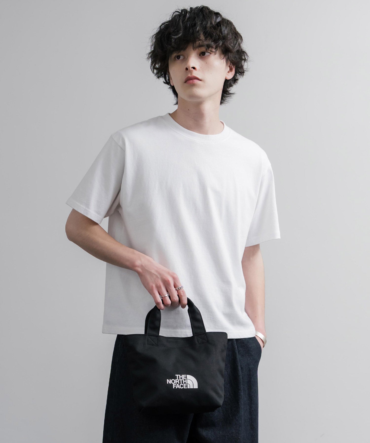 THE NORTH FACE LOGO COTTON BAG S ミニトートロゴハンドバッグ 16205