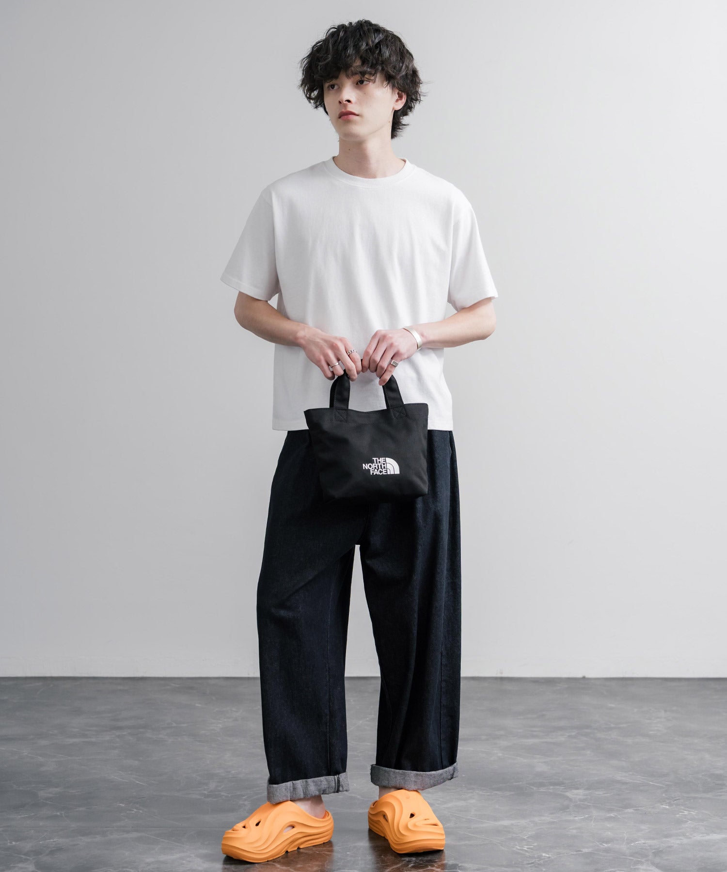 THE NORTH FACE LOGO COTTON BAG S ミニトートロゴハンドバッグ 16205