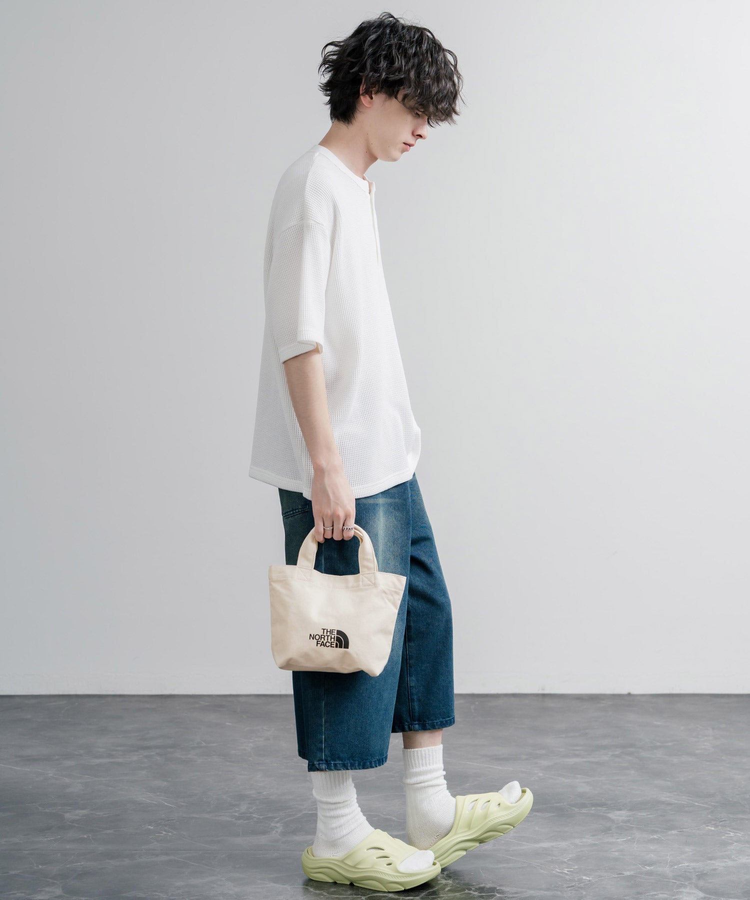 THE NORTH FACE LOGO COTTON BAG S ミニトートロゴハンドバッグ 16205
