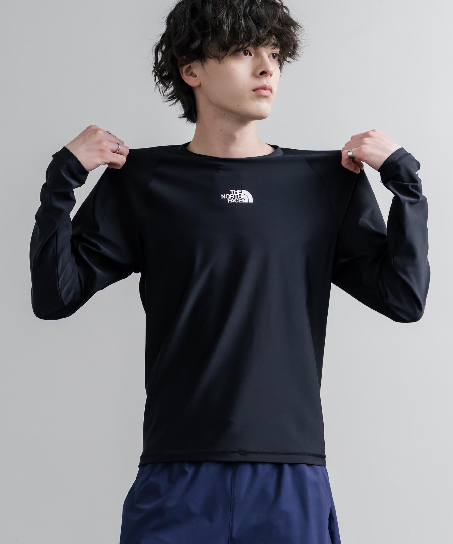THE NORTH FACE ザ・ノースフェイス M'S ESSENTIAL L/S RASHGUARD 接触