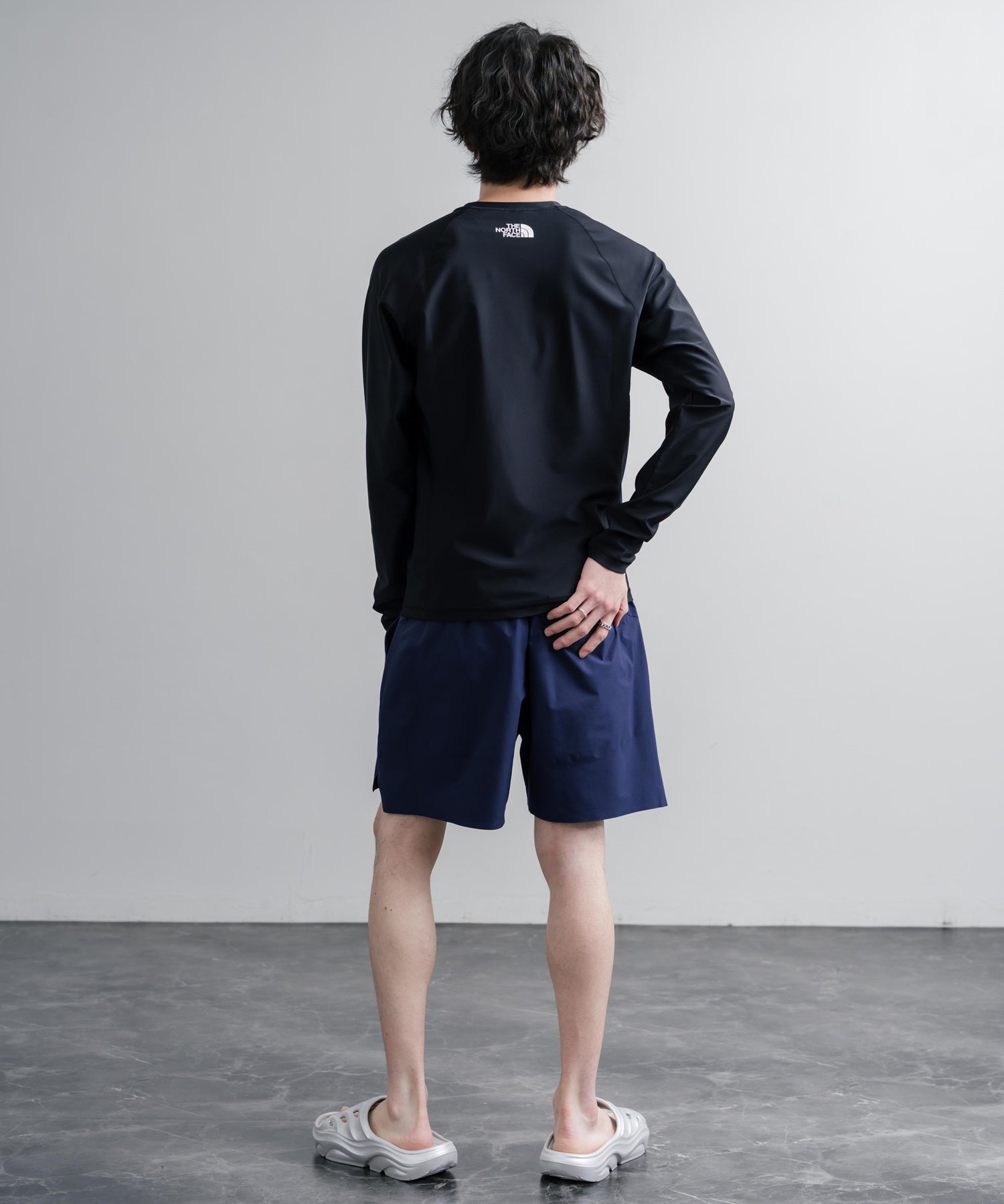 THE NORTH FACE ザ・ノースフェイス M'S ESSENTIAL L/S RASHGUARD 接触冷感ラッシュガード/多機能長袖カットソー 16206