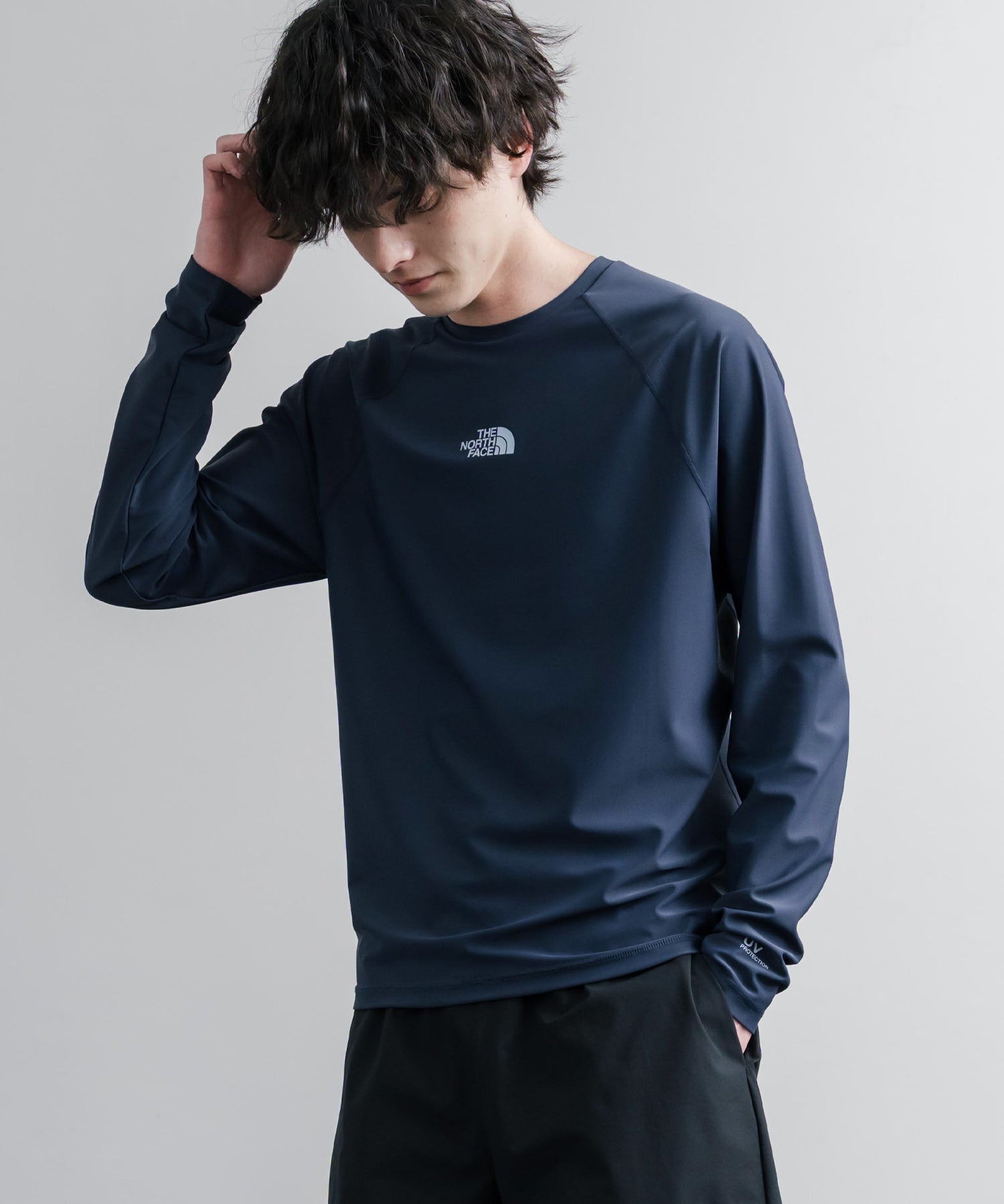 THE NORTH FACE ザ・ノースフェイス M'S ESSENTIAL L/S RASHGUARD 接触冷感ラッシュガード/多機能長袖カットソー 16206