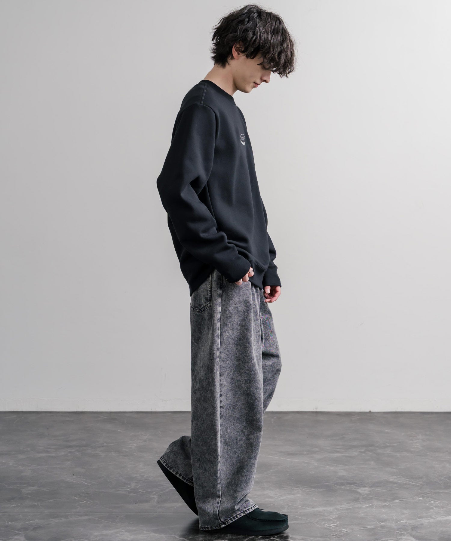 Patagonia M S 95 OVAL LOGO UPRISAL CREW SWEATSHIRT ロゴ刺繍裏起毛長袖スウェットトレーナー 16218
