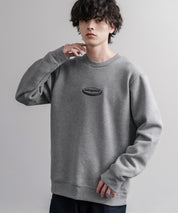 Patagonia M S 95 OVAL LOGO UPRISAL CREW SWEATSHIRT ロゴ刺繍裏起毛長袖スウェットトレーナー 16218