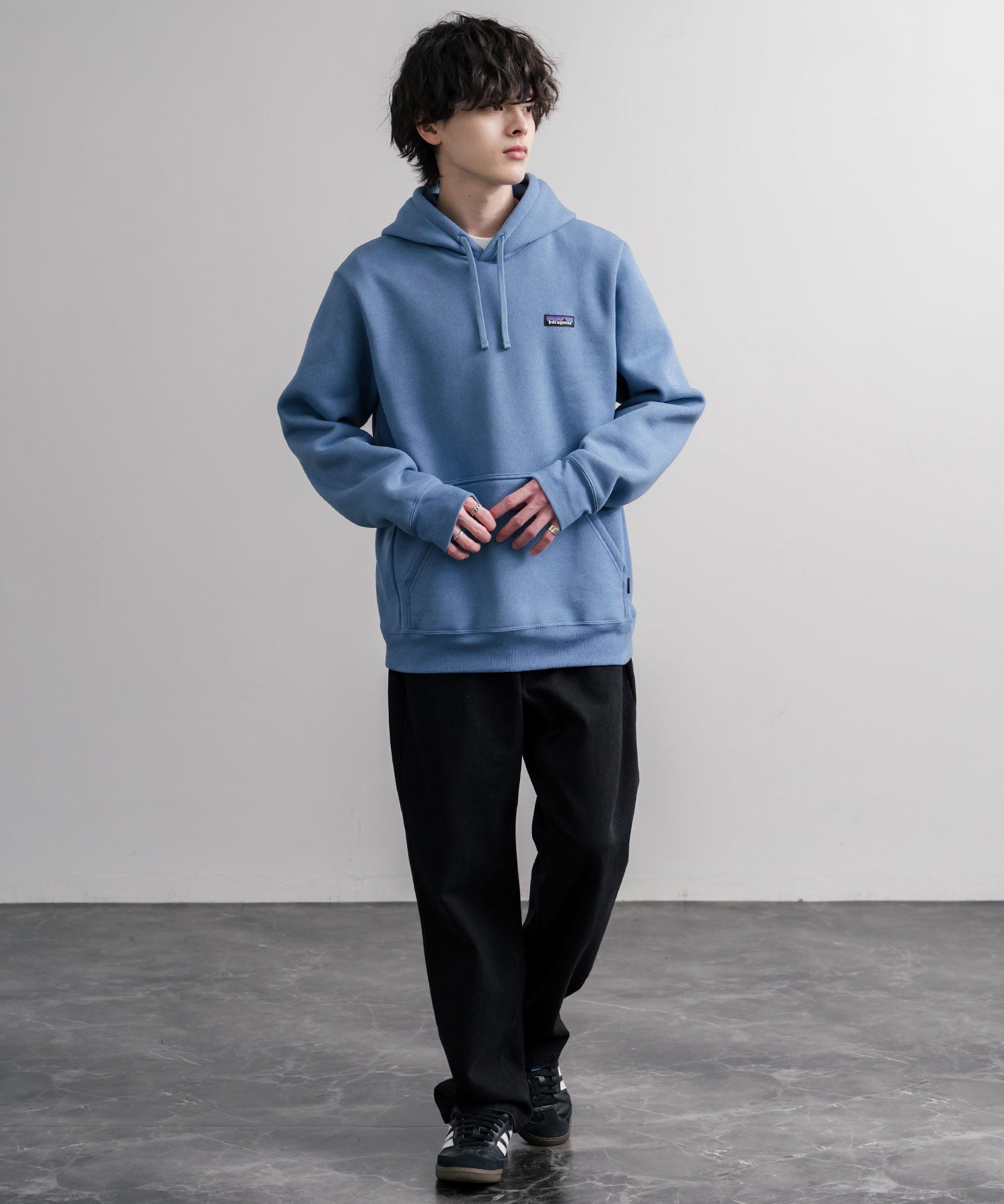 Patagonia パタゴニア M'S P 6 LABEL UPRISAL HOODY ラベルアップライザルフーディ/裏起毛長袖プルオーバーパーカー 16219