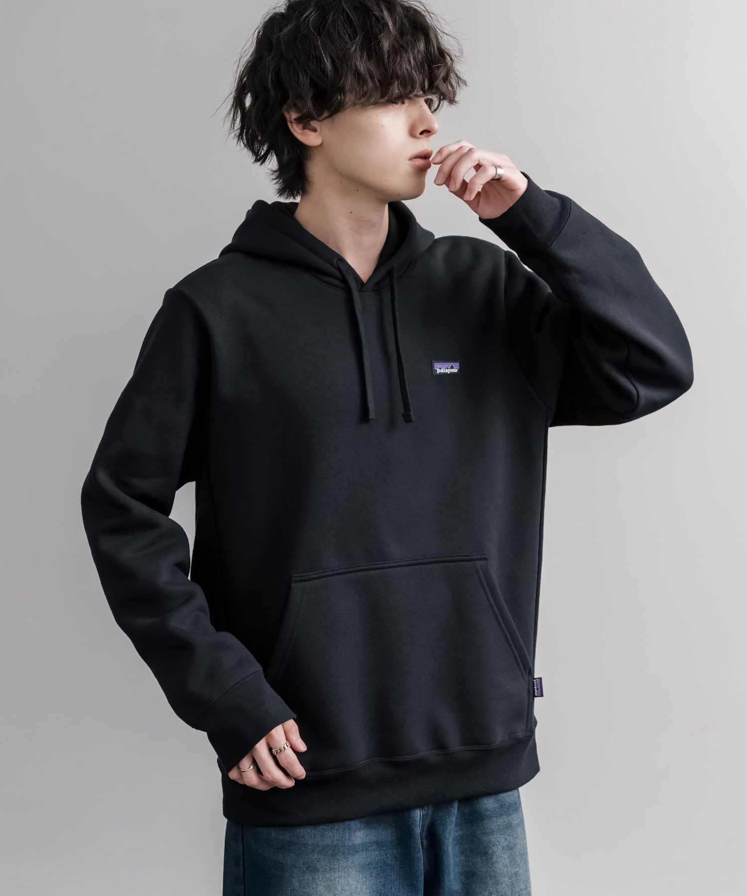 Patagonia パタゴニア M'S P 6 LABEL UPRISAL HOODY ラベルアップライザルフーディ/裏起毛長袖プルオーバーパーカー 16219