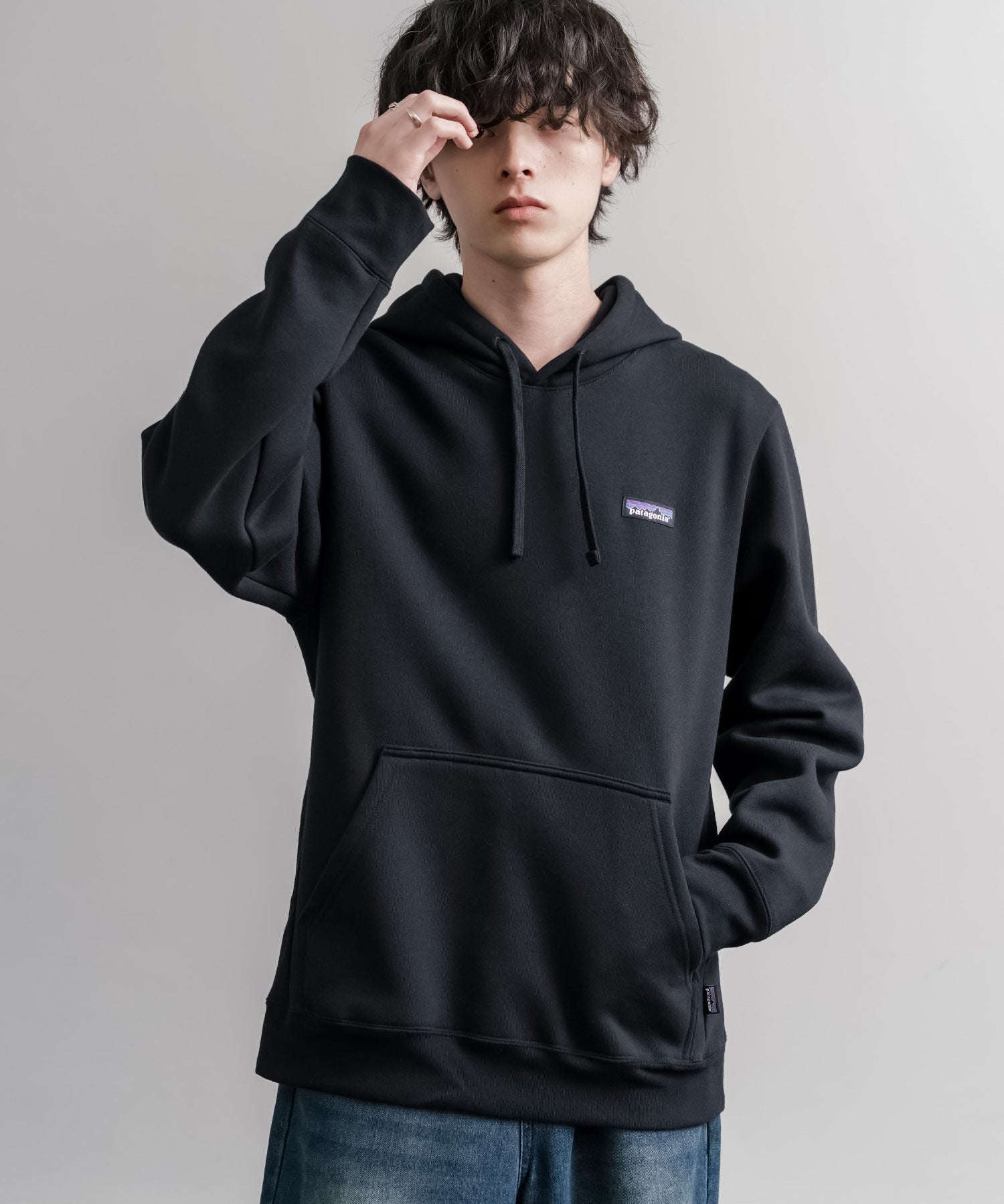 Patagonia パタゴニア M'S P 6 LABEL UPRISAL HOODY ラベルアップライザルフーディ/裏起毛長袖プルオーバーパーカー 16219