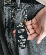 Butler Verner Sails 日本製 CHECK IN KEY TAG ワイヤーリングアクリルキーホルダー JA-3088 16239