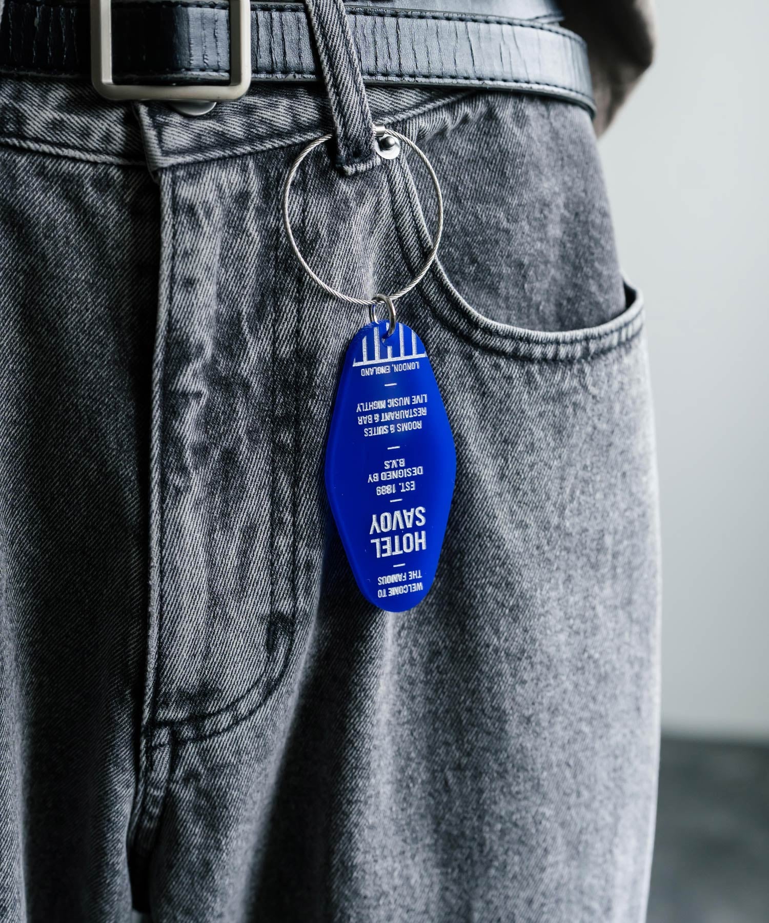 Butler Verner Sails 日本製 CHECK IN KEY TAG ワイヤーリングアクリルキーホルダー JA-3088 16239