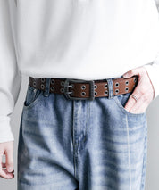 新色追加 Dickies ディッキーズ 40mm スクエアバックル ダブルハトメベルト 16240
