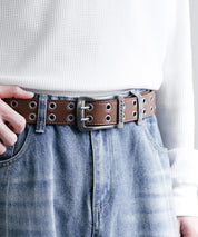 新色追加 Dickies ディッキーズ 40mm スクエアバックル ダブルハトメベルト 16240