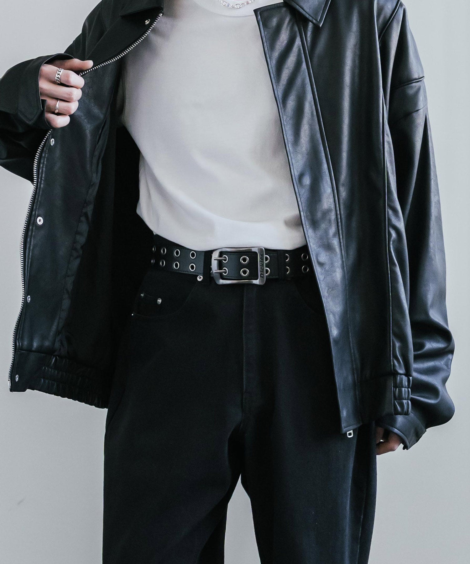 Dickies ディッキーズ 40mm スクエアバックル ダブルハトメベルト