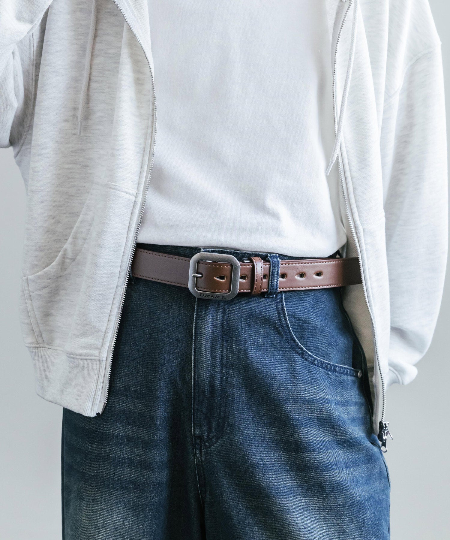 Dickies ディッキーズ 35mm スクエアバックルプレーンベルト 16241
