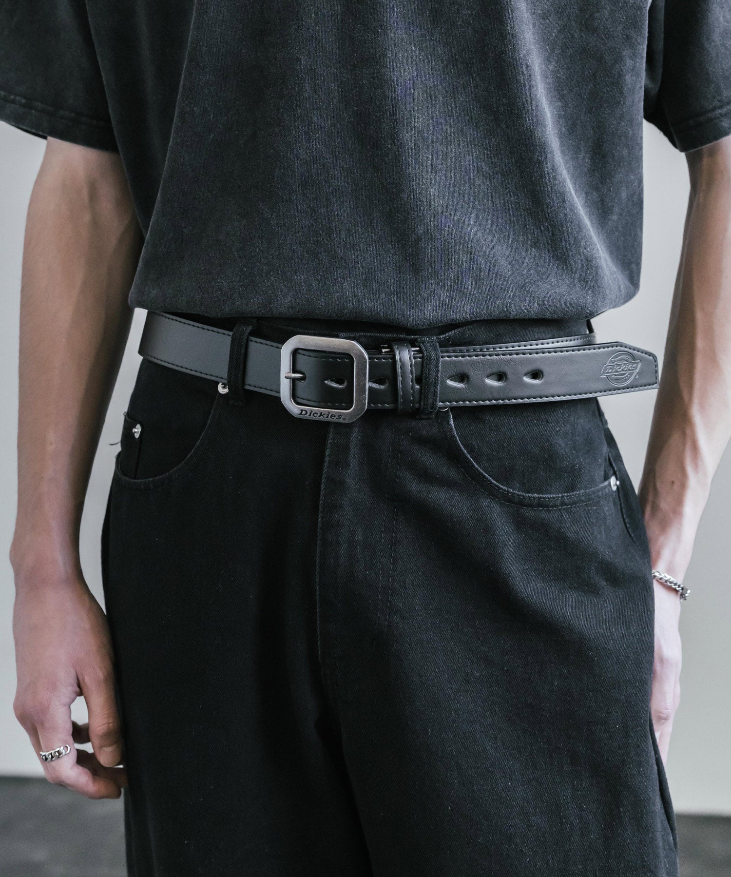 Dickies ディッキーズ 35mm スクエアバックルプレーンベルト 16241