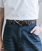 Dickies ディッキーズ サイズ調整可能 30mmPUレザーフックバックルベルト 16242