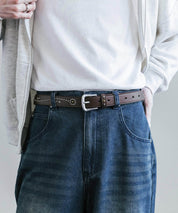 Dickies ディッキーズ サイズ調整可能 30mm PUレザー スタッズベルト 16243