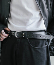 Dickies ディッキーズ サイズ調整可能 30mm PUレザー スタッズベルト 16243