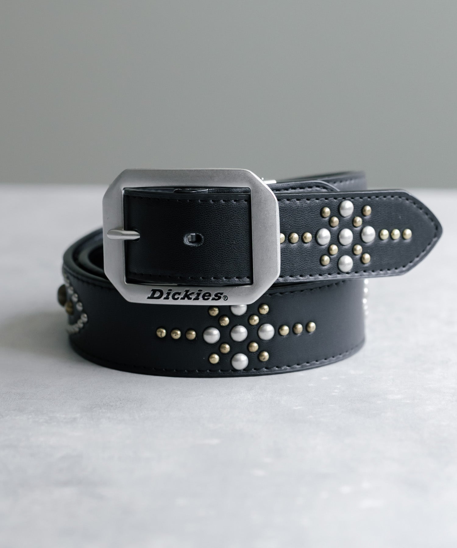 Dickies ディッキーズ サイズ調整可能 35mm PUレザースクエアバックル