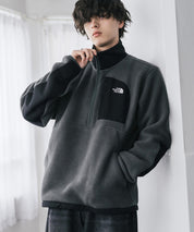THE NORTH FACE ザ・ノースフェイス Men's Yumiori Off Peak 1/2 Zip Jacket ワンポイントロゴ刺繍ハーフジップ長袖フリースプルオーバー 16245