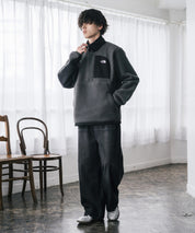 THE NORTH FACE ザ・ノースフェイス Men's Yumiori Off Peak 1/2 Zip Jacket ワンポイントロゴ刺繍ハーフジップ長袖フリースプルオーバー 16245