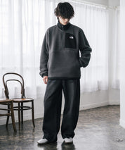 THE NORTH FACE ザ・ノースフェイス Men's Yumiori Off Peak 1/2 Zip Jacket ワンポイントロゴ刺繍ハーフジップ長袖フリースプルオーバー 16245